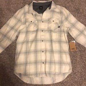 NWT Vans Casual Button Down